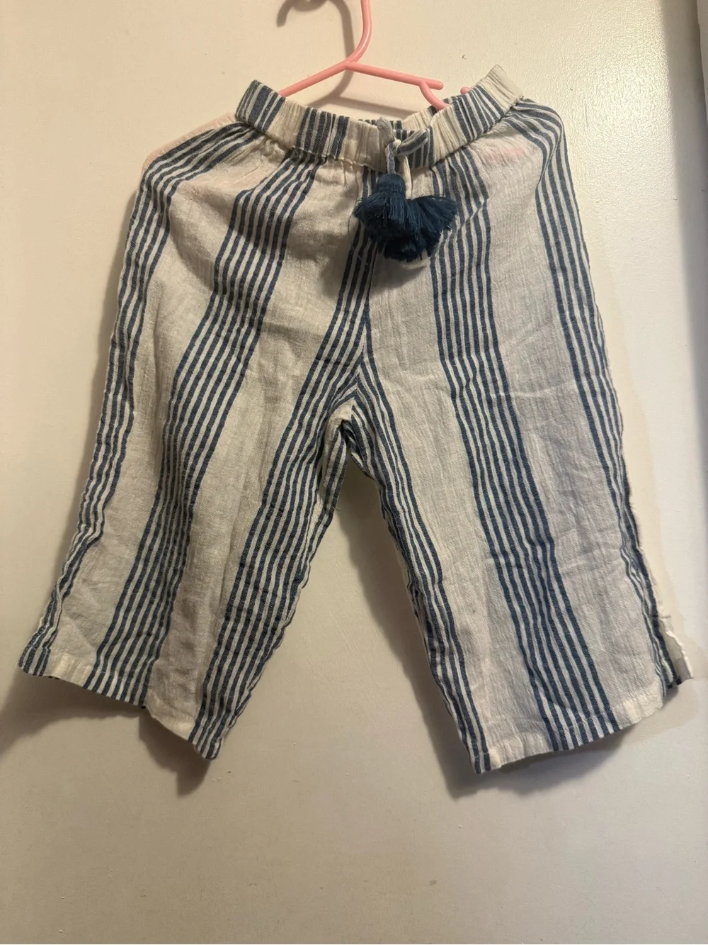Pink Chicken Navy & Cream Striped Two-Piece Set with Pink Heart - Picture 3 of 7